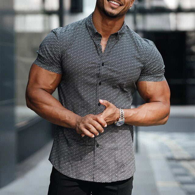 Lawrence® | Elegant Short Sleeve Shirt