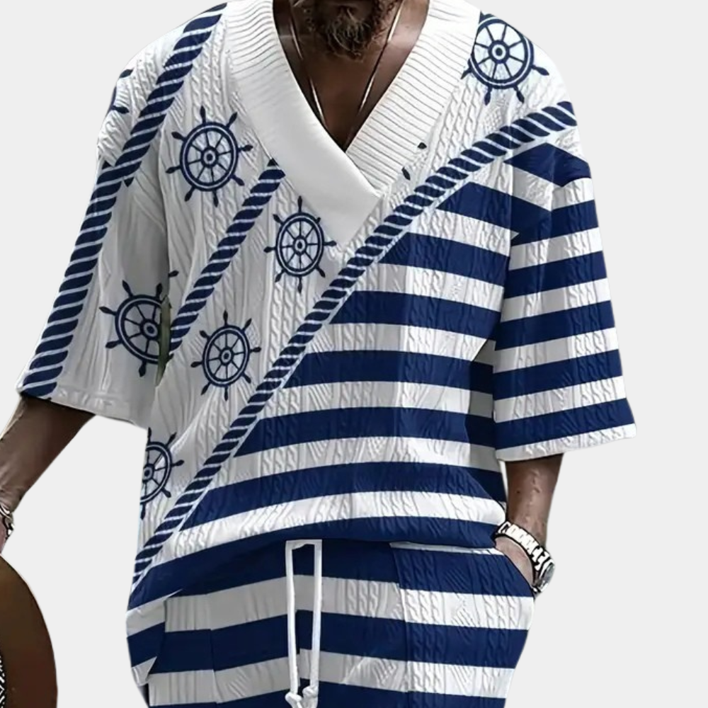 Jesús® | Trendy printed two-piece men's outfit