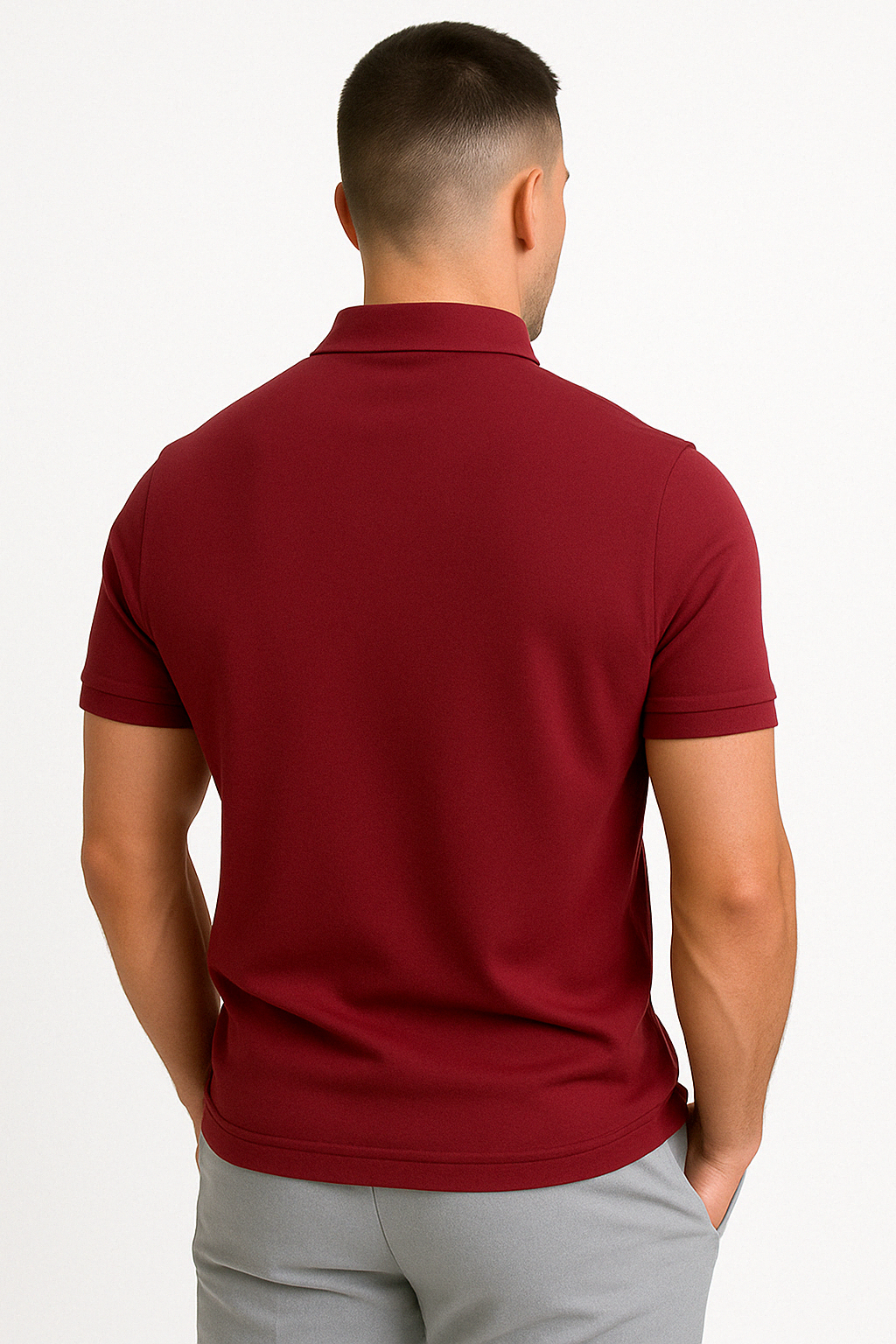 Lucas | MODERN POLO SHIRT WITH MID-ZIP