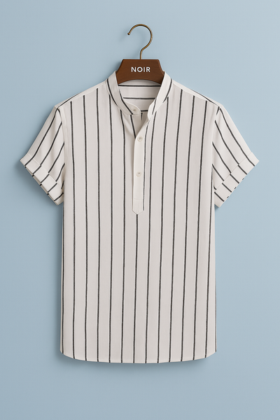 Andrés® | Black Stripe Polo