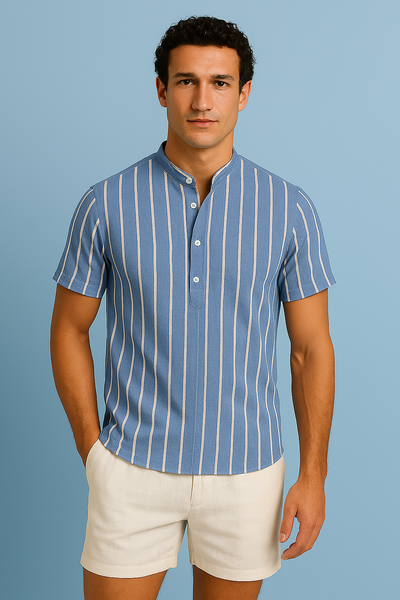 Andrés® | Black Stripe Polo
