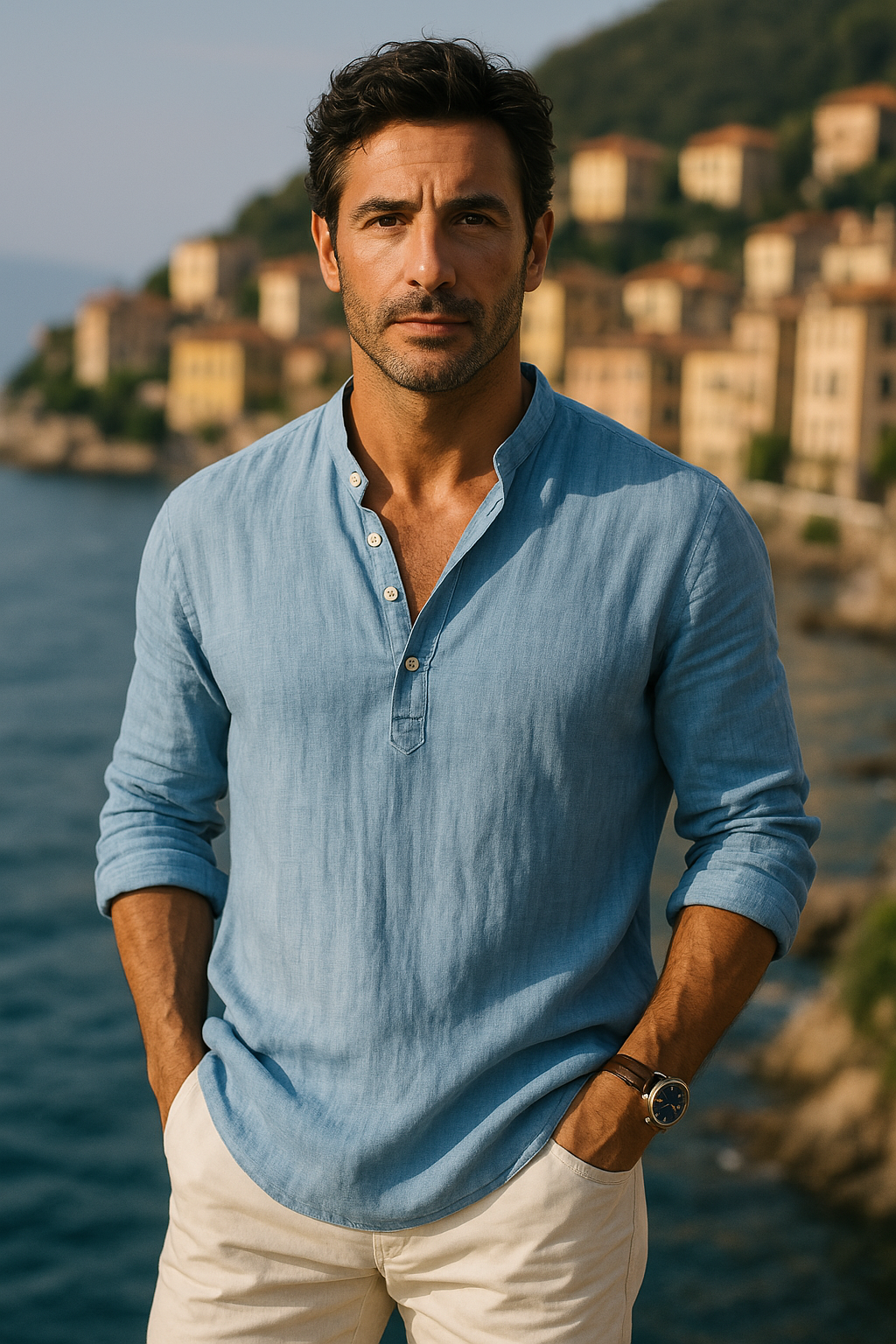 Patrick® | Premium Cotton-Linen Stretch Shirt