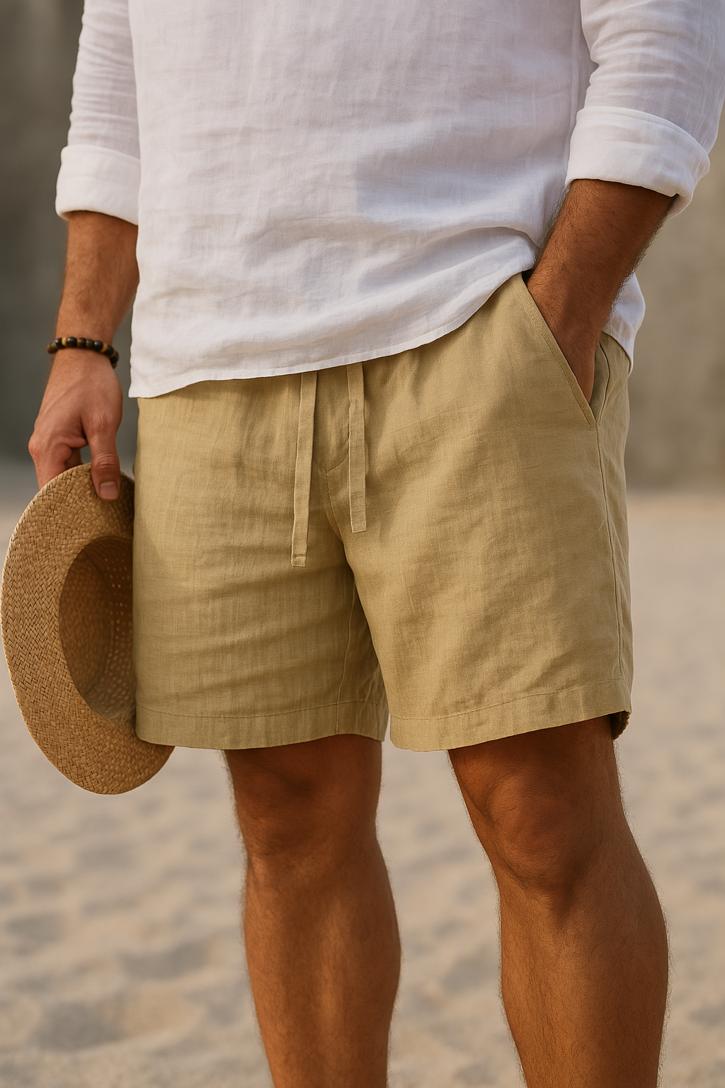 Mohamed | Elegant Linen Shorts