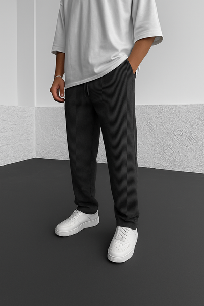 Wesley | Relaxed fit ribbed pants