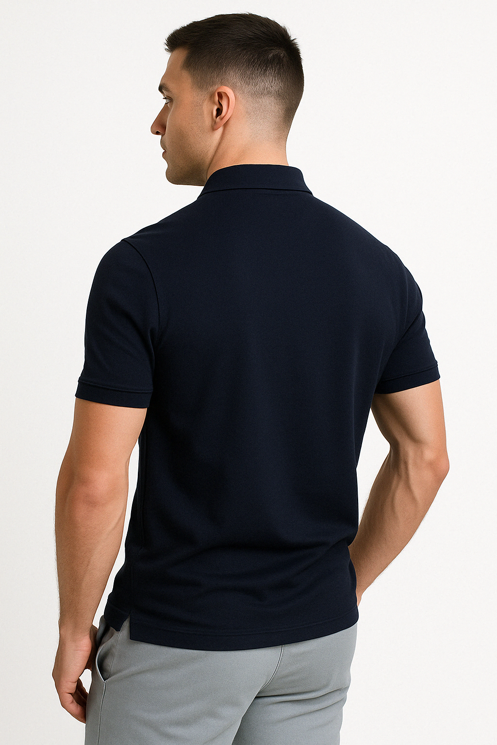 Lucas | MODERN POLO SHIRT WITH MID-ZIP