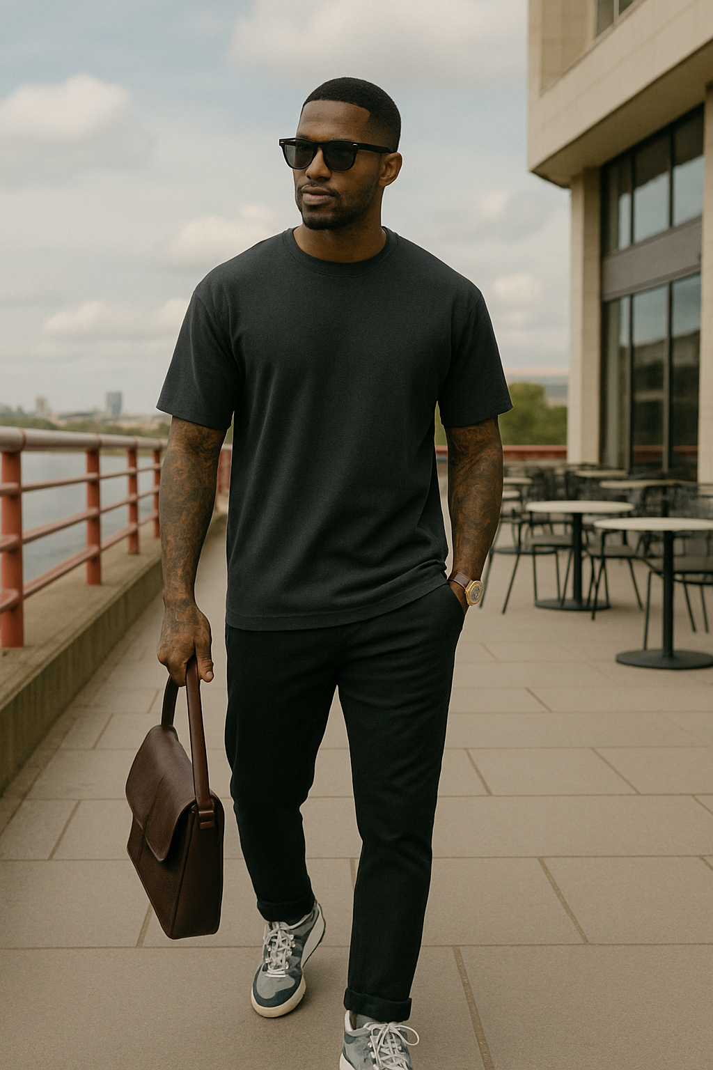 Martín® | Casual Cotton Oversized Tee Set