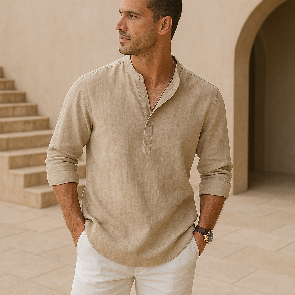 Piers | Breathable linen shirt