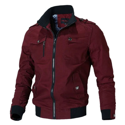 Bruno | Charlie Slim Fit Military Bomber Jacket