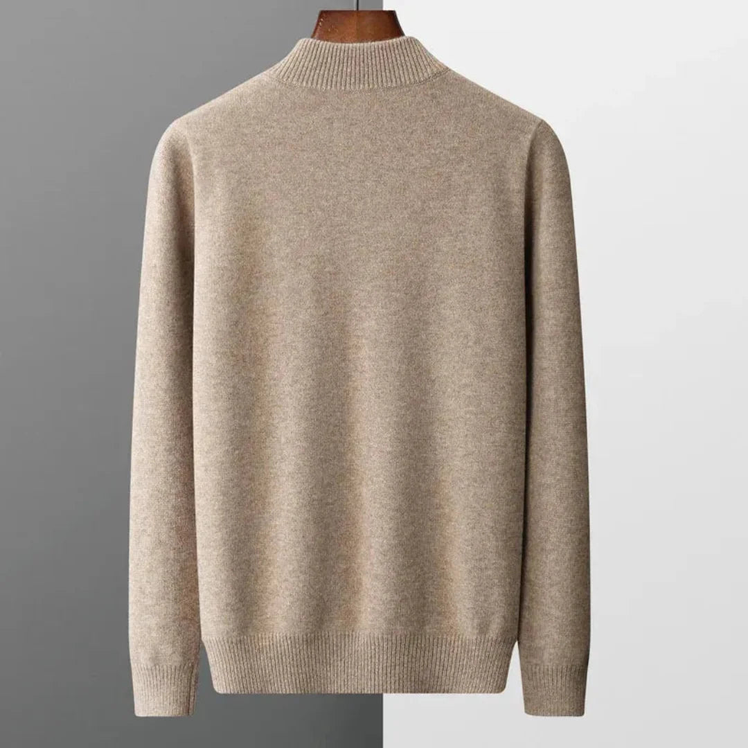 Beltrán | Zip Cashmere Sweater