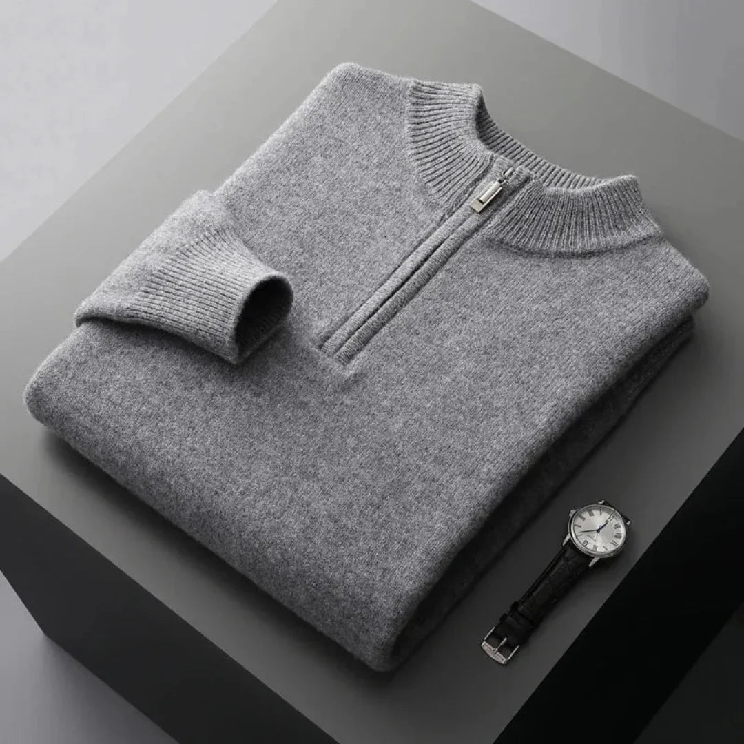 Beltrán | Zip Cashmere Sweater