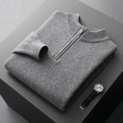 Beltrán | Zip Cashmere Sweater