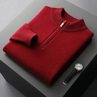 Beltrán | Zip Cashmere Sweater