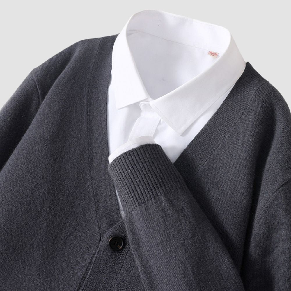 Bianca® | MV V-Neck Woolen Cashmere Cardigan