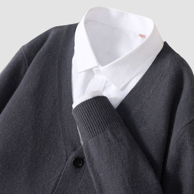 Bianca® | MV V-Neck Woolen Cashmere Cardigan