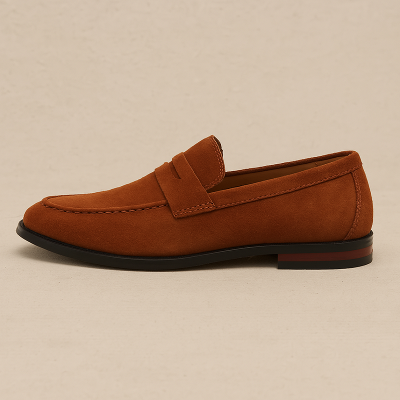 Gerardo | Old Money Suede Penny Loafers