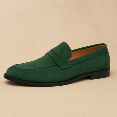 Gerardo | Old Money Suede Penny Loafers