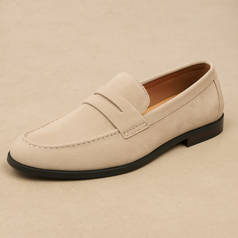 Gerardo | Old Money Suede Penny Loafers