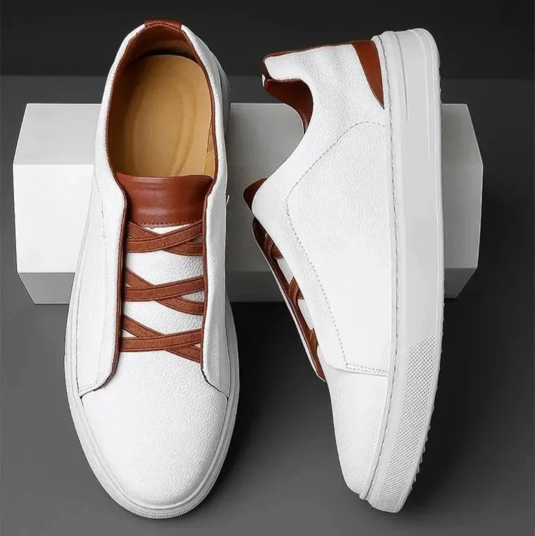Jano | Elias Luxe Crossover Leather Sneakers
