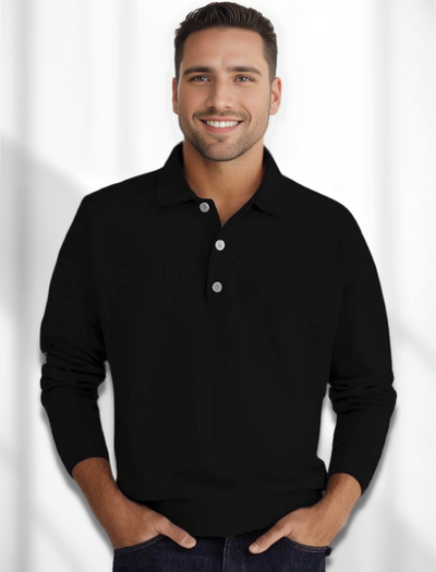 Freddie® | Men's polo shirt with long sleeves