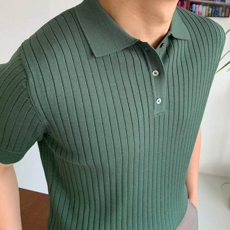 Artemi® | GIMCHEON Knitted Polo Shirt