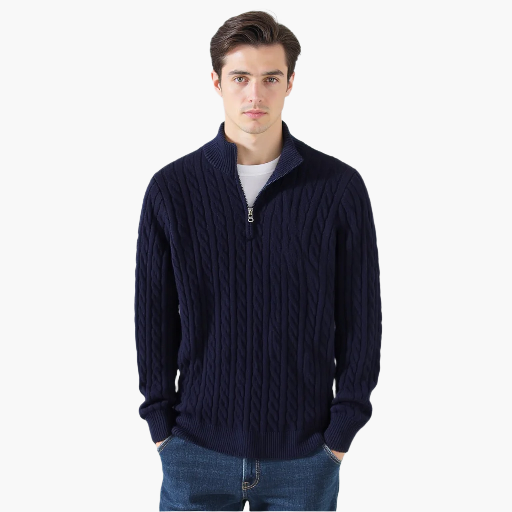 Zane® | Luxury Sweater With Zipper