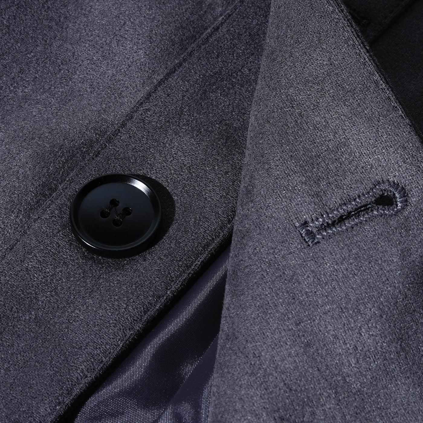 Men's Vintage Suede Single Breasted Stand Collar Jacket