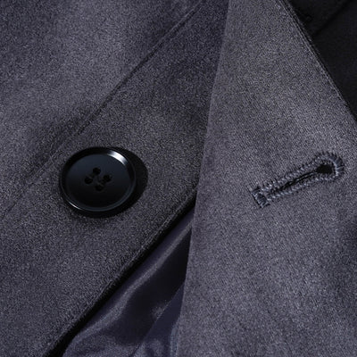 Men's Vintage Suede Single Breasted Stand Collar Jacket