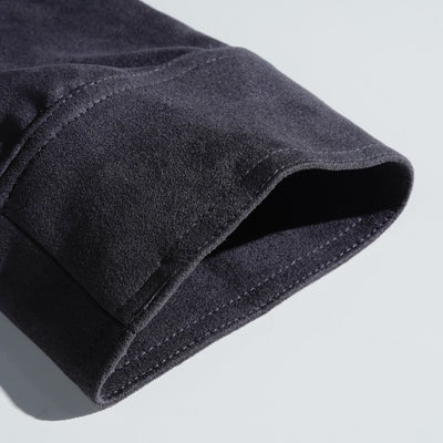 Men's Vintage Suede Single Breasted Stand Collar Jacket