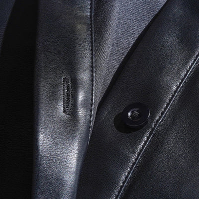 Men's Classic Casal SliFit Leather Long Sleeve Shirt