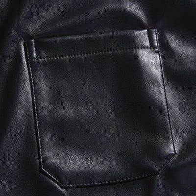 Men's Classic Casal SliFit Leather Long Sleeve Shirt