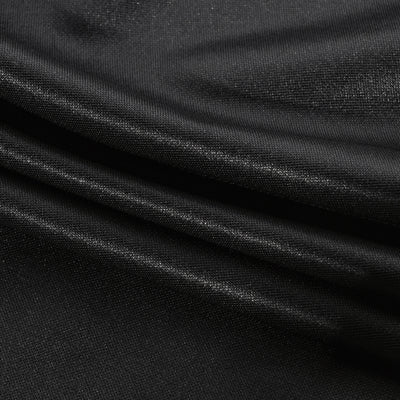 Men's Fax Leather Stitchingip-p Rond Neck Long-sleeved T-shirt（Internal T-shirt not inclded)