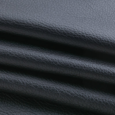 Men's Fax Leather Stitchingip-p Rond Neck Long-sleeved T-shirt（Internal T-shirt not inclded)