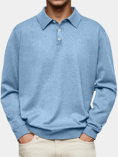 Neil | Long Sleeve Polo Shirt