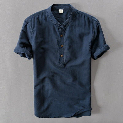 Janus | Luca Henley Linen Shirt