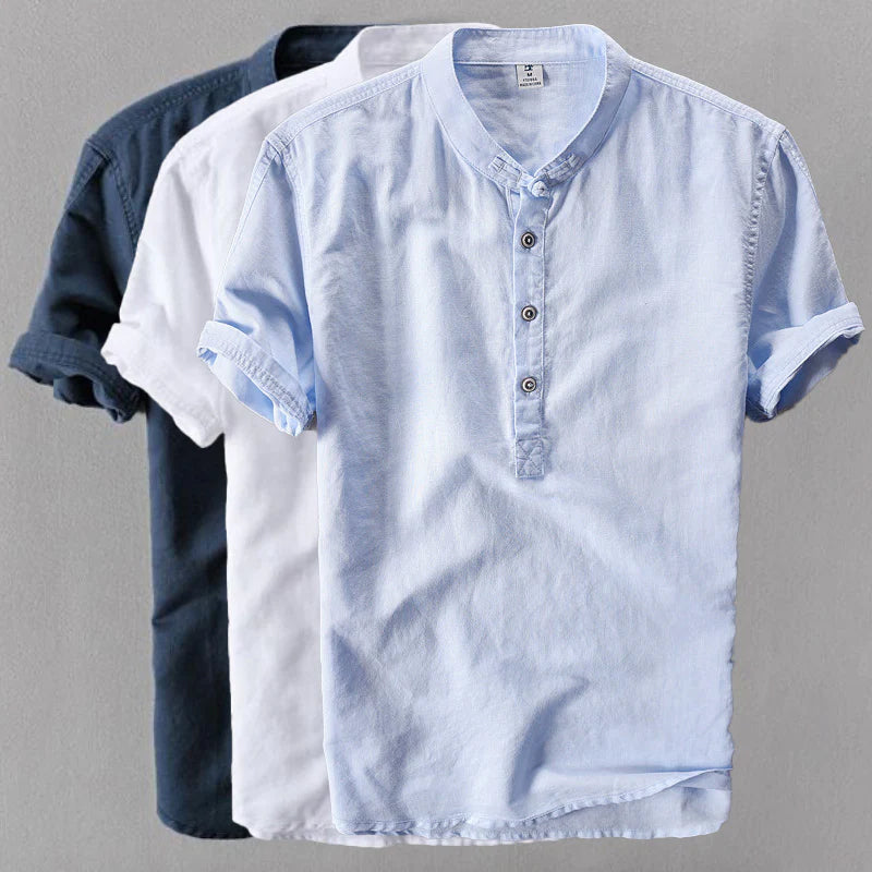 Janus | Luca Henley Linen Shirt