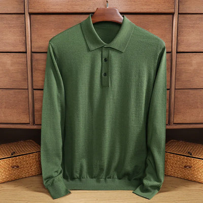 Jonah® | Casual Long-Sleeved Polo Shirt