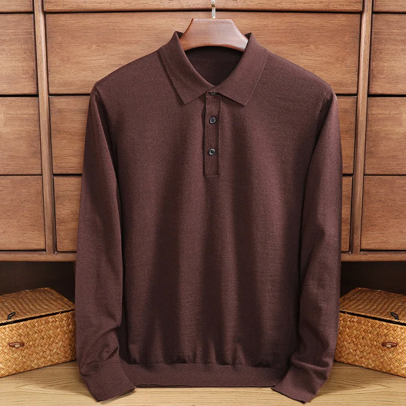Jonah® | Casual Long-Sleeved Polo Shirt
