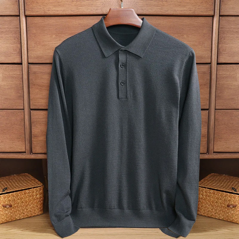 Jonah® | Casual Long-Sleeved Polo Shirt