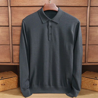 Jonah® | Casual Long-Sleeved Polo Shirt