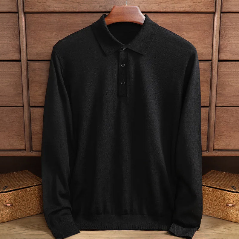 Jonah® | Casual Long-Sleeved Polo Shirt