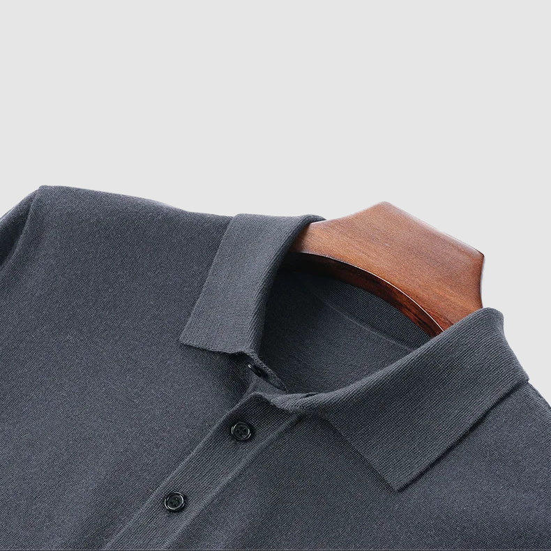 Jonah® | Casual Long-Sleeved Polo Shirt