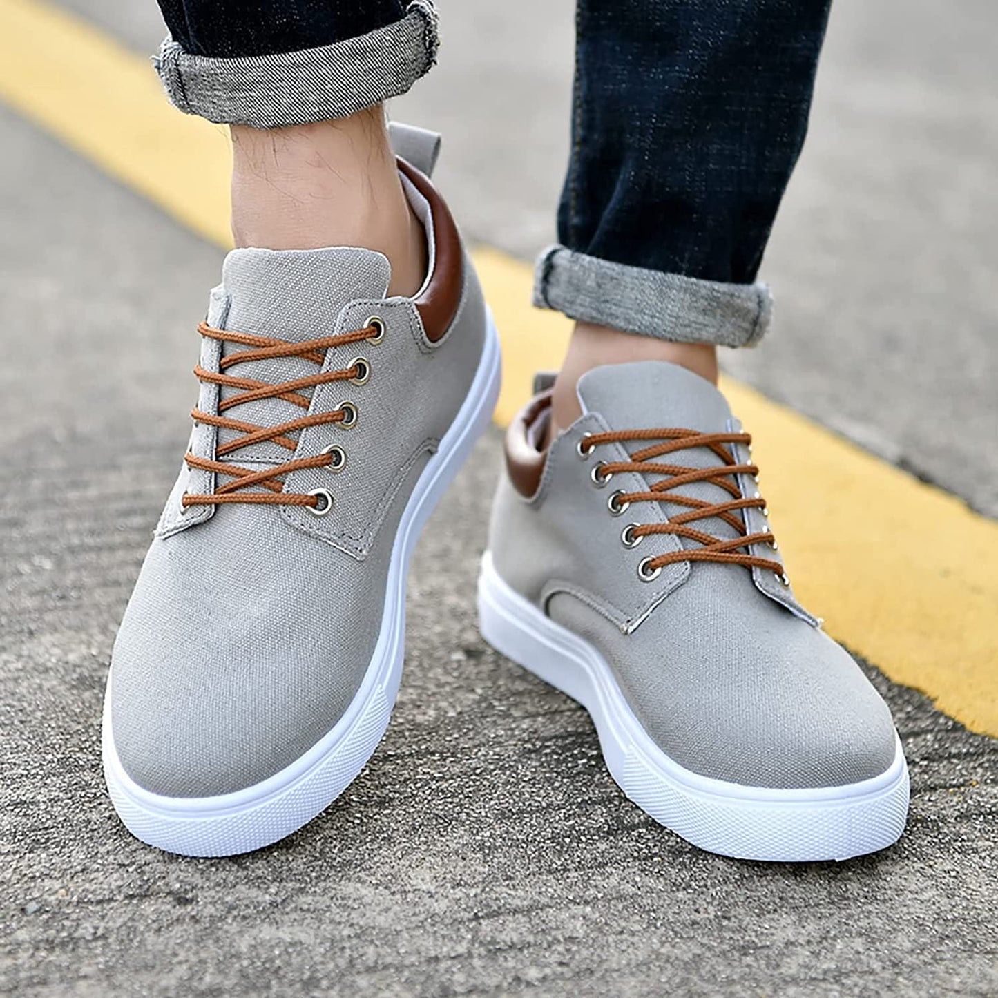 Kameron® | Men'S Sneakers With White Sole