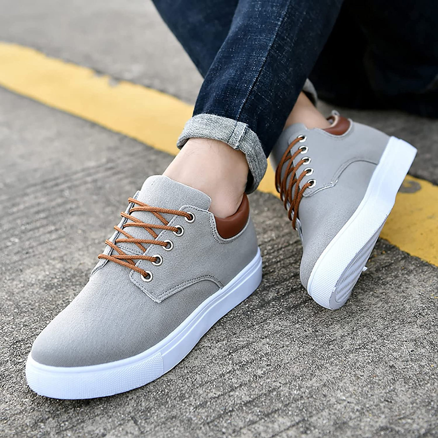 Kameron® | Men'S Sneakers With White Sole