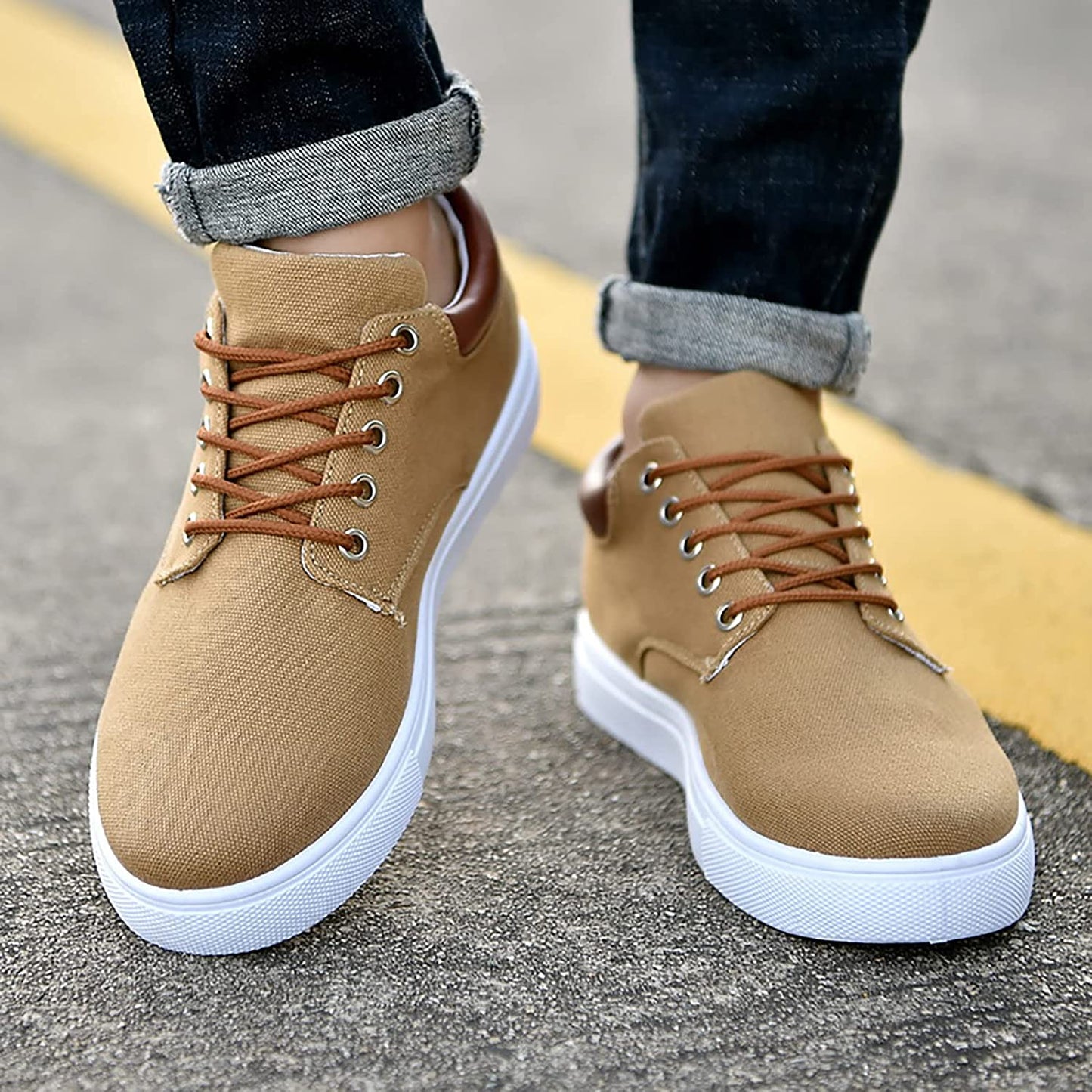 Kameron® | Men'S Sneakers With White Sole
