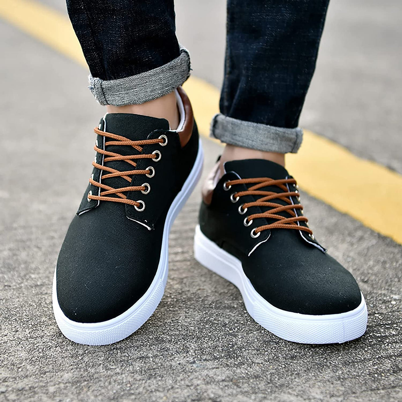 Kameron® | Men'S Sneakers With White Sole