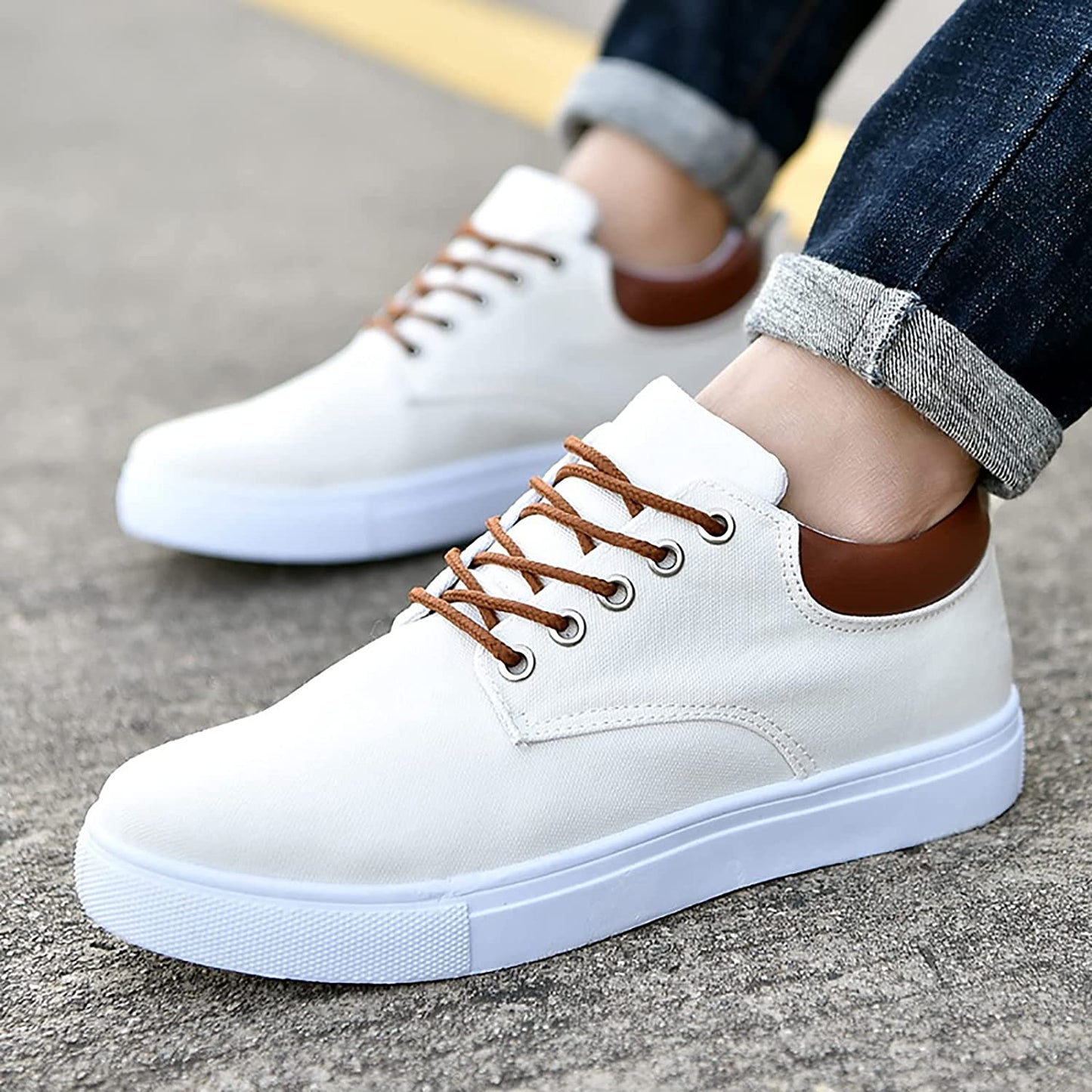Kameron® | Men'S Sneakers With White Sole