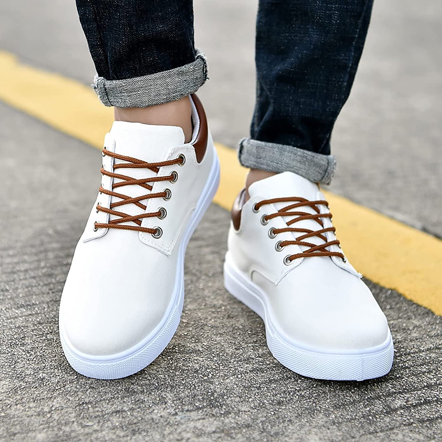 Kameron® | Men'S Sneakers With White Sole