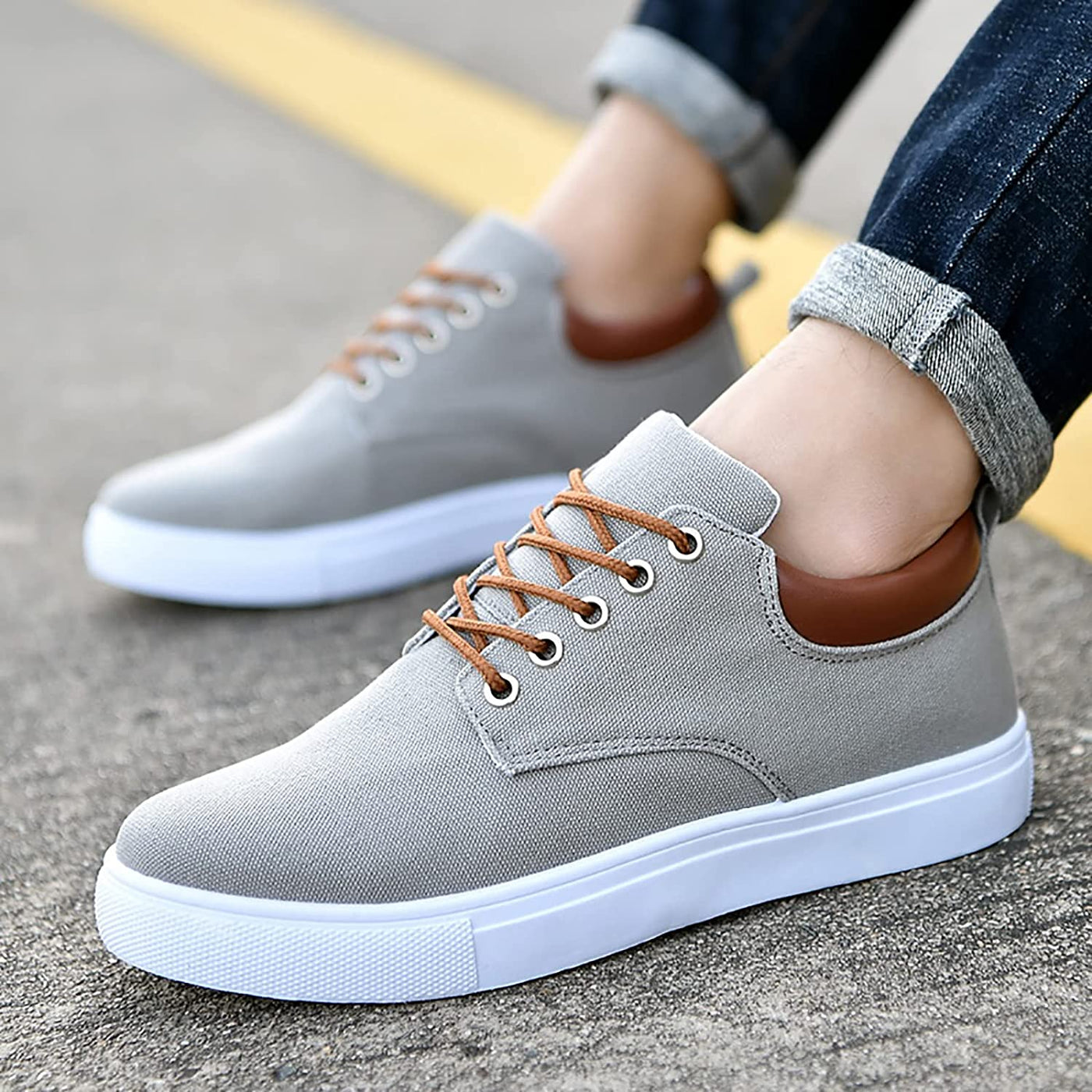 Kameron® | Men'S Sneakers With White Sole
