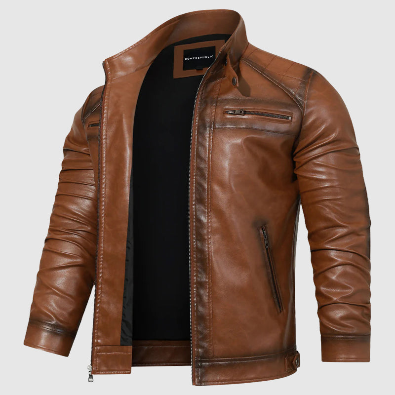 Ture® | Davide Costa Slim Fit Leather Jacket
