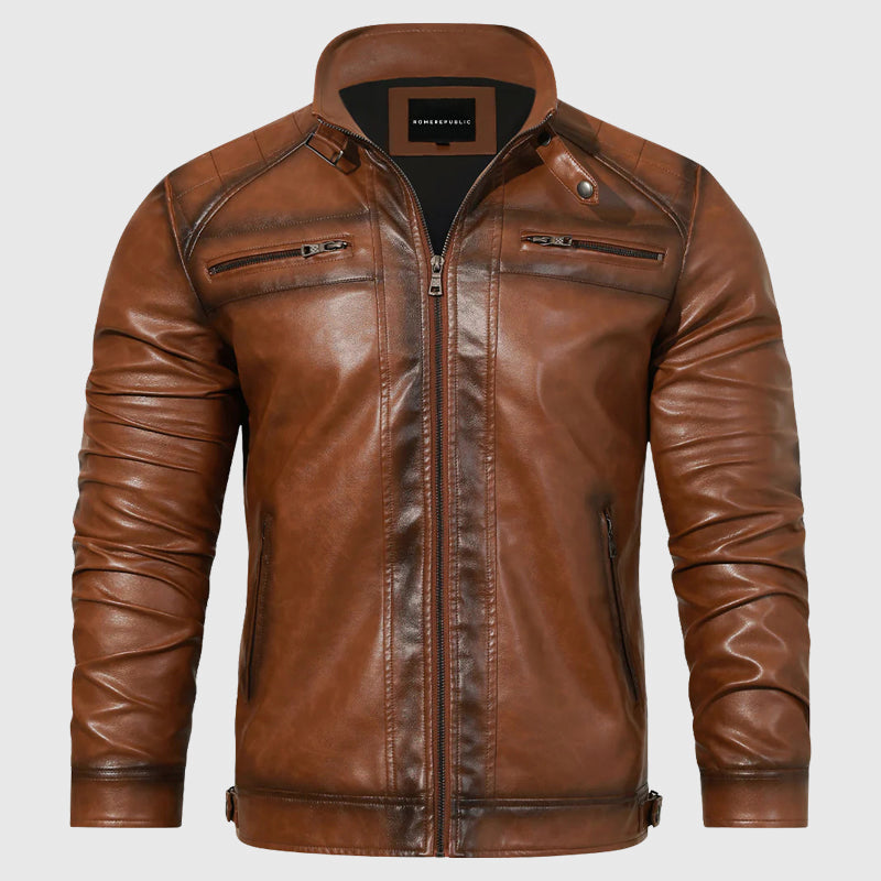 Ture® | Davide Costa Slim Fit Leather Jacket